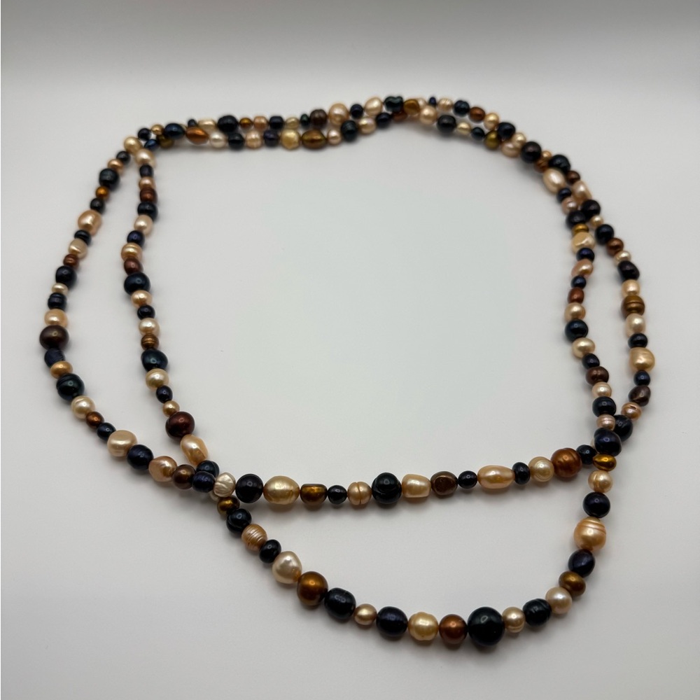 Honora Multi-Tone Long Pearl Necklace